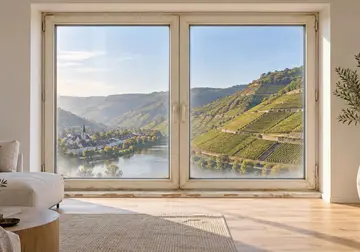 Derselbe Raum – altes Fenster – Bildsimulation